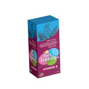 Pets Family Kuşlar için B Vitamini 30ml