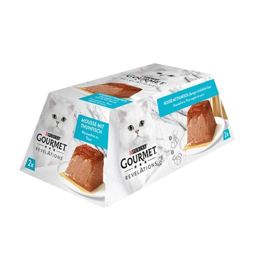 Purina Gourmet Revelations Ton Balıklı Kedi Yaş Maması 2x57gr