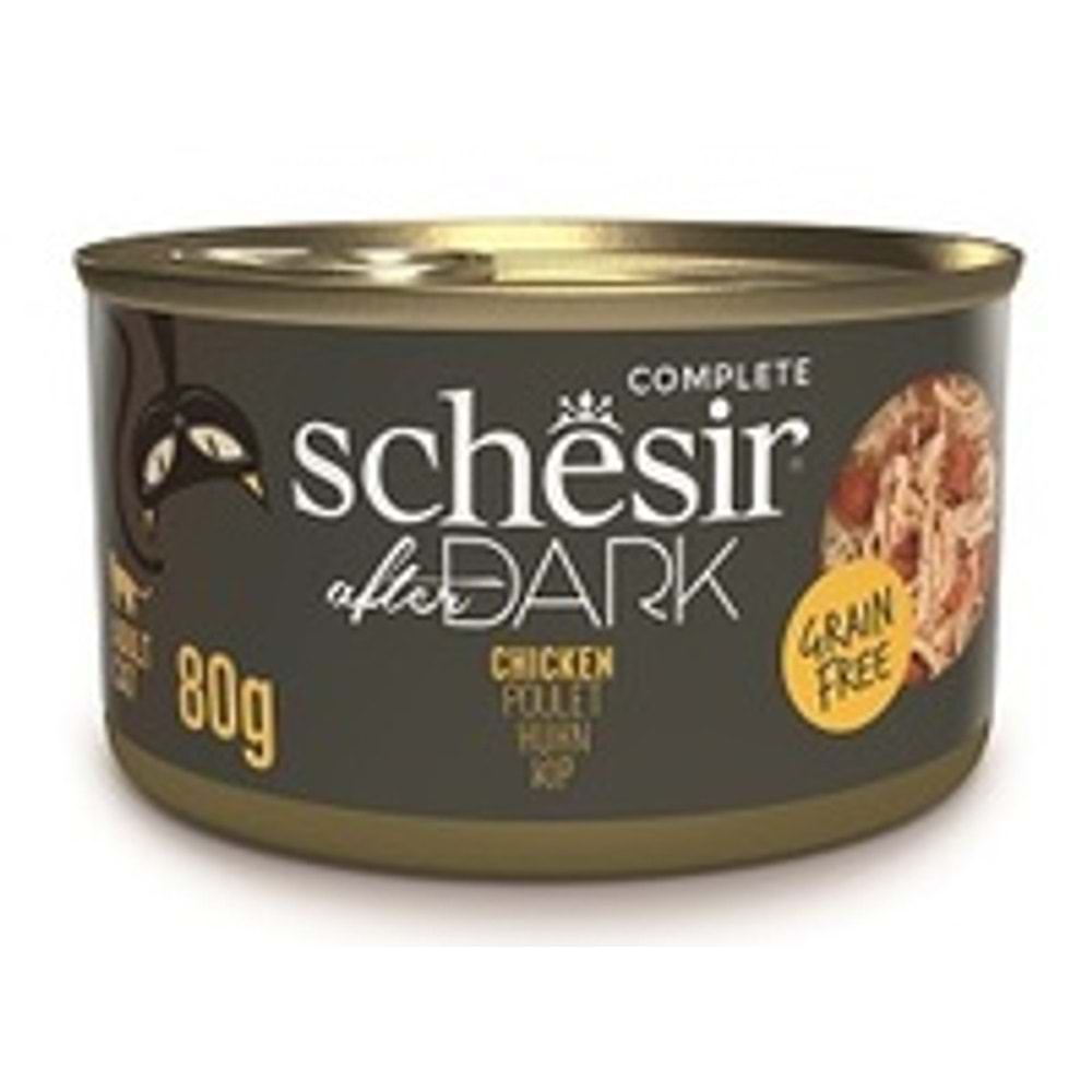 Schesir After Dark Tavuklu Kedi Maması 80 Gr