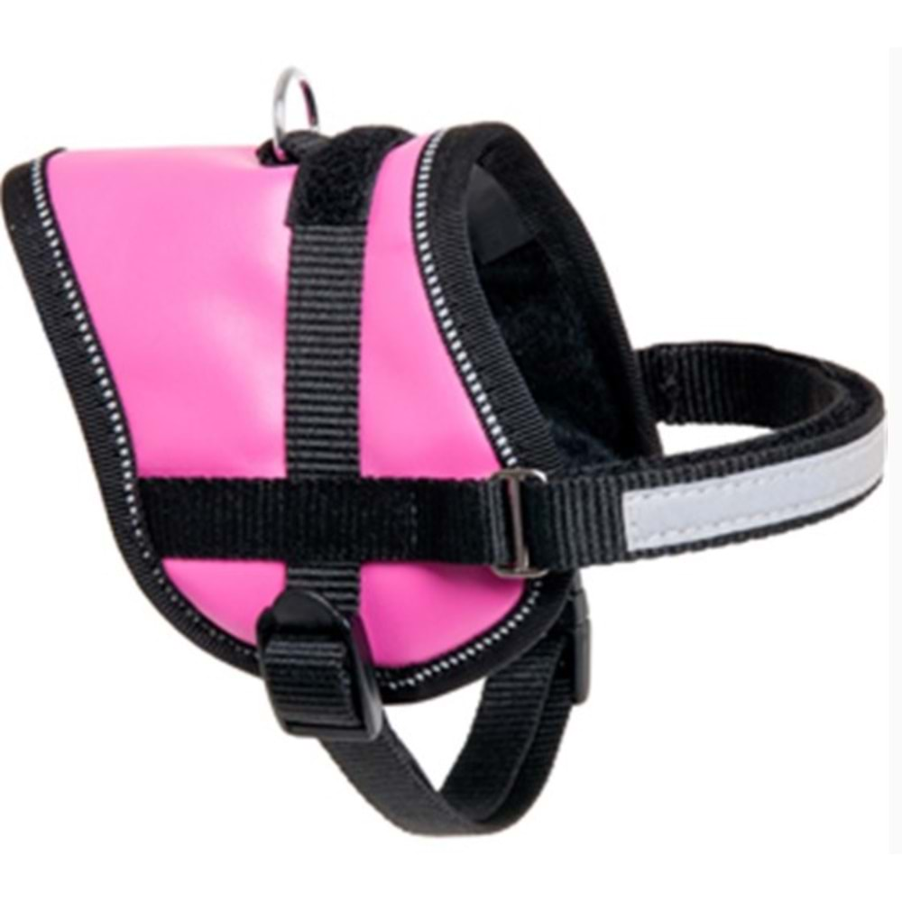 Flamingo Art Sportive Köpek Göğüs Tasması 31-40 Cm Pembe