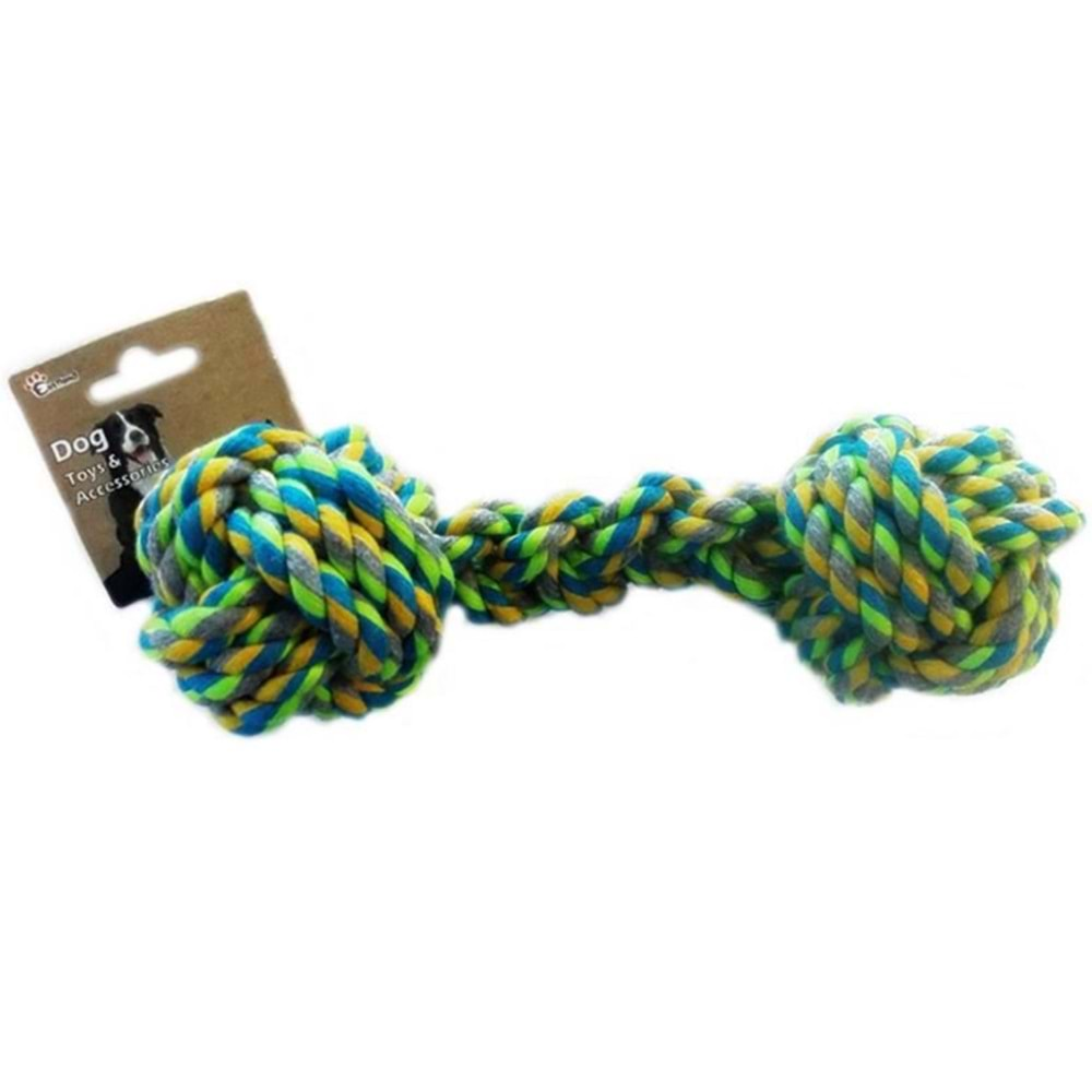 Eastland Düğüm Dumbell Diş İpi Köpek Oyuncağı 21 Cm