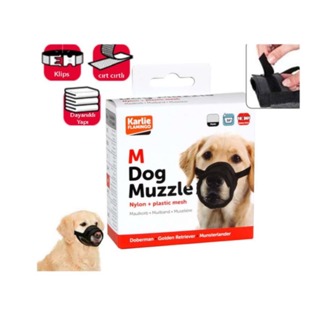 Karlie Dog Muzzle Soft Köpek Ağızlık Medium