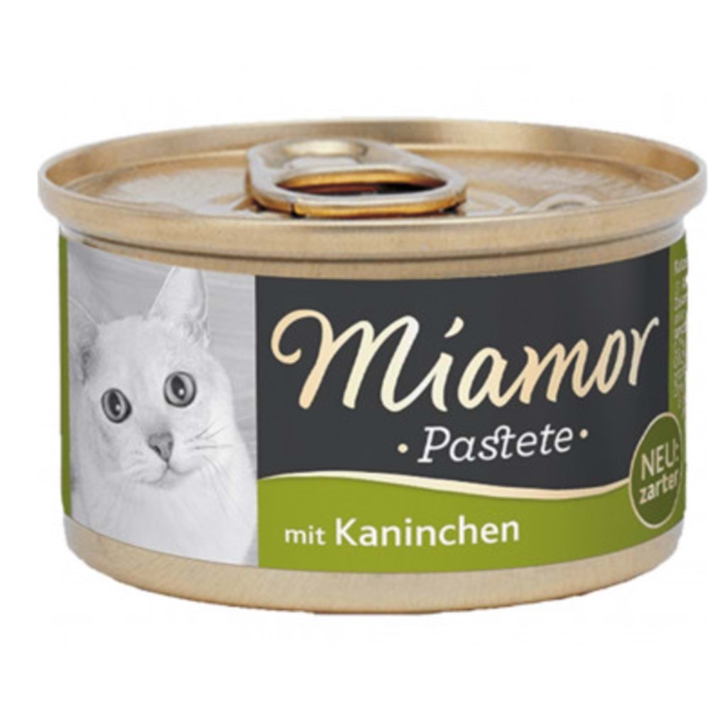 Miamor Pastete Tavşanlı Yetişkin Kedi Konservesi 85gr