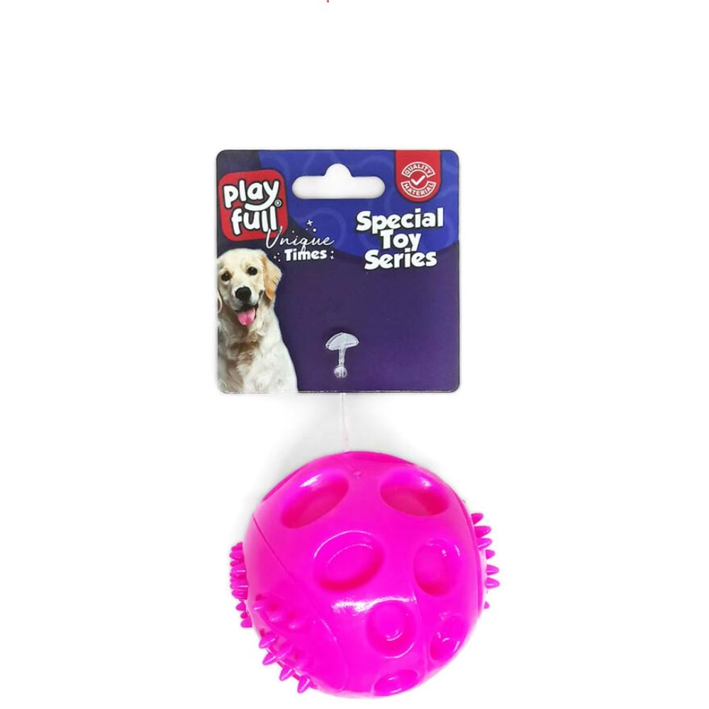 Playfull Plastik Renkli Top Köpek Oyuncağı 6 Cm