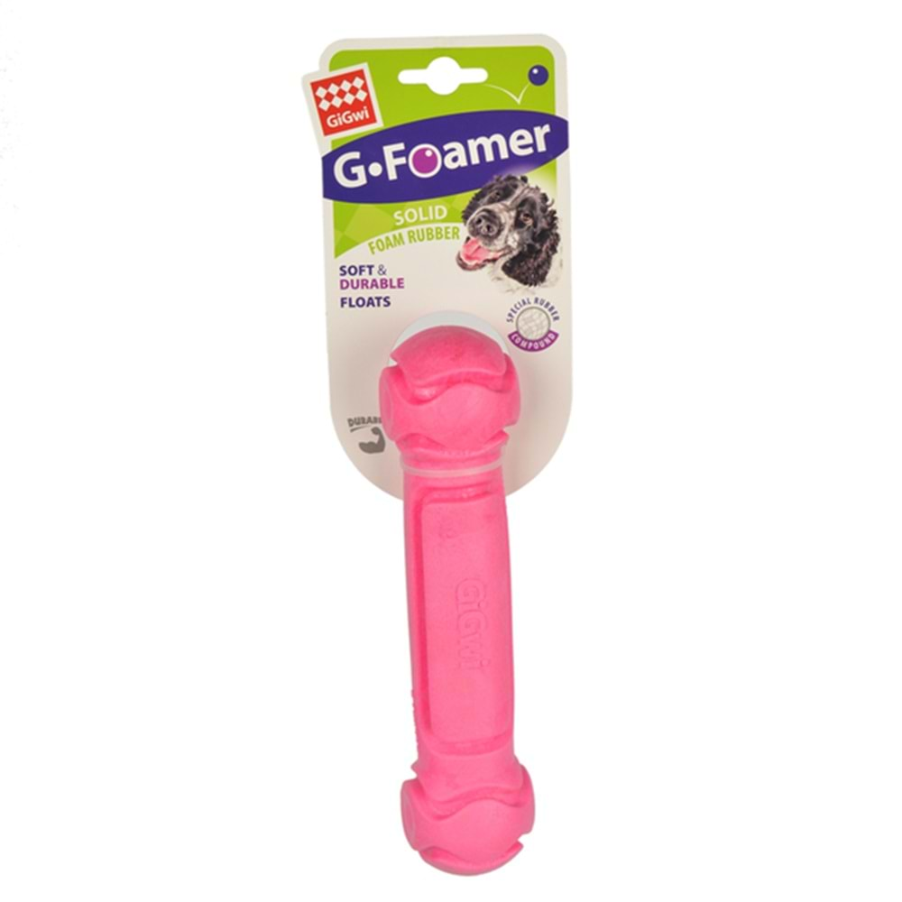 GiGwi Dumbell Köpekler İçin Diş Kaşıma Oyuncağı 21cm (Pembe)