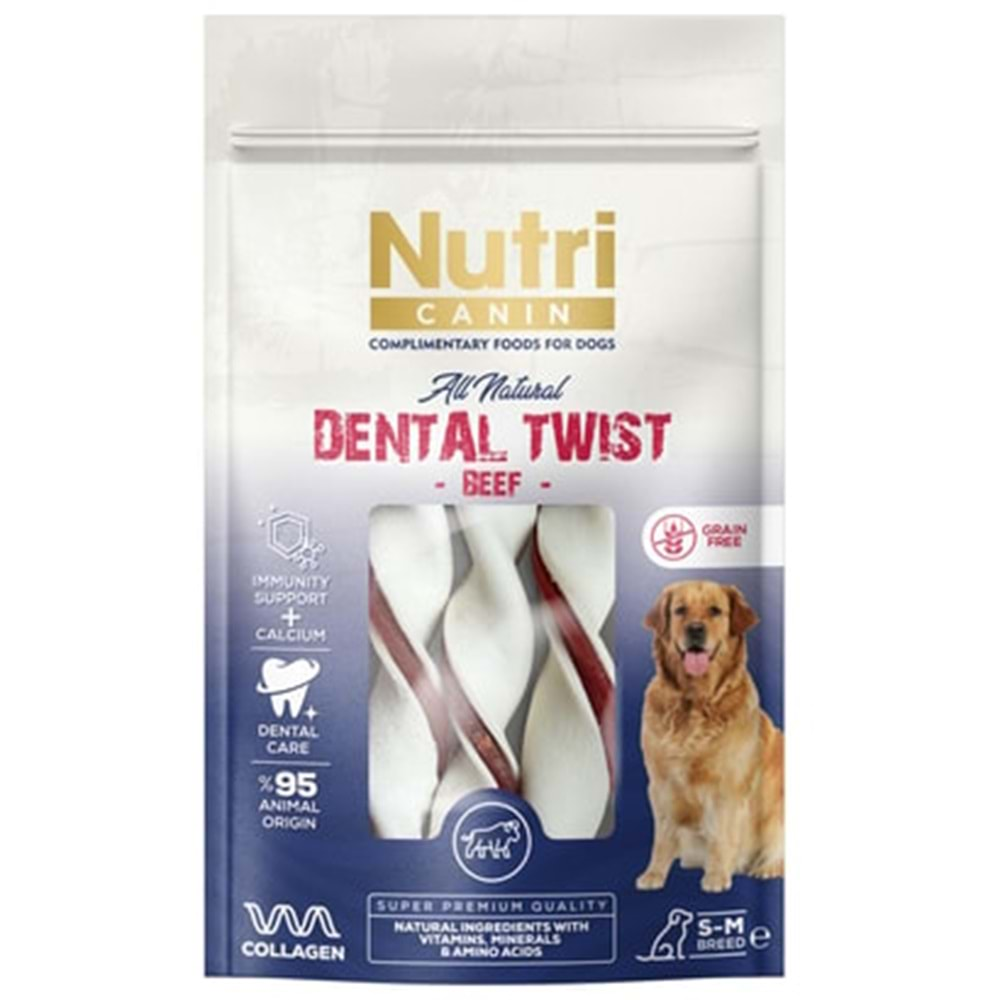 Nutri Canin Sığır Etli Dental Kemik 80 Gr.