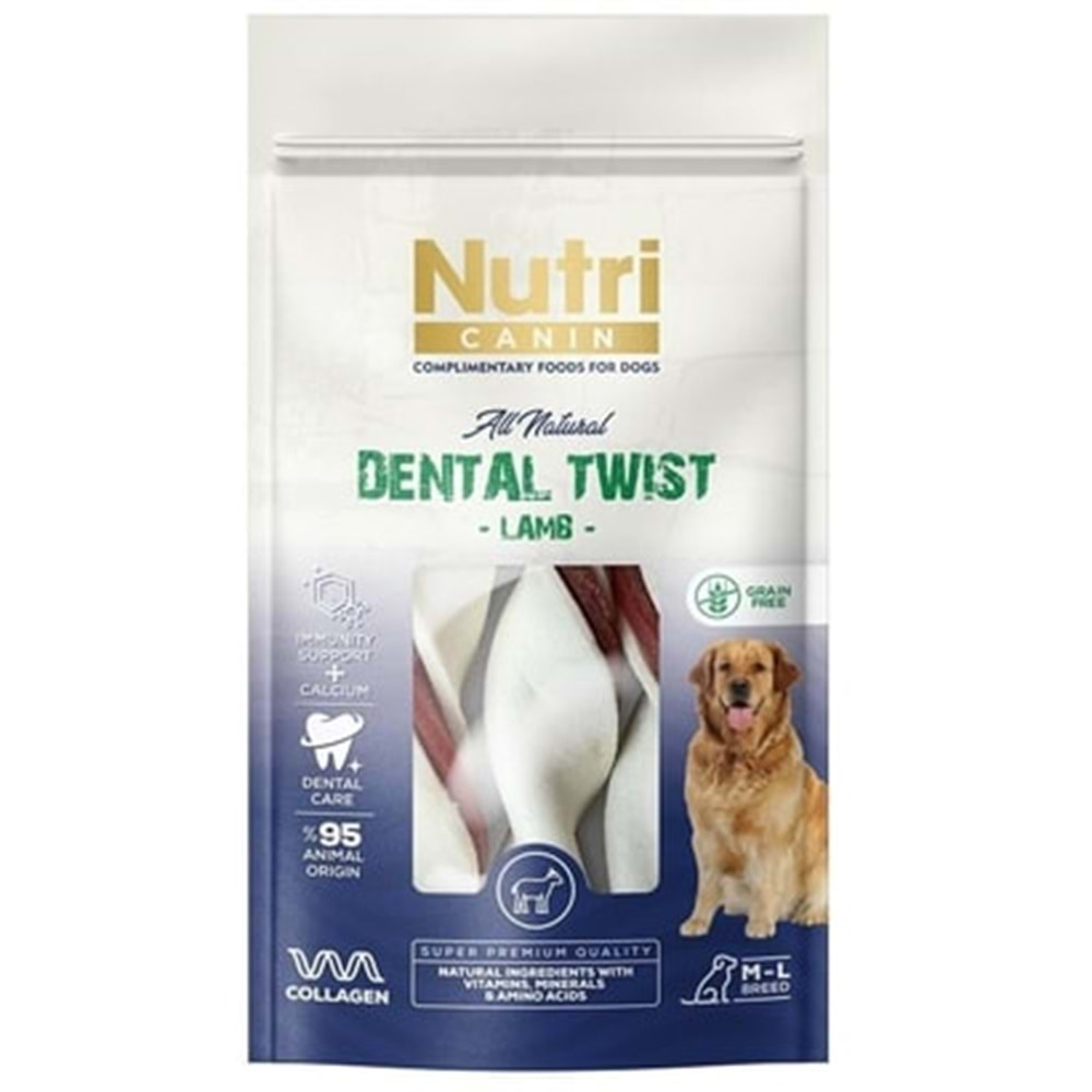 Nutri Canin Kuzu Etli Dental Kemik 120 Gr.