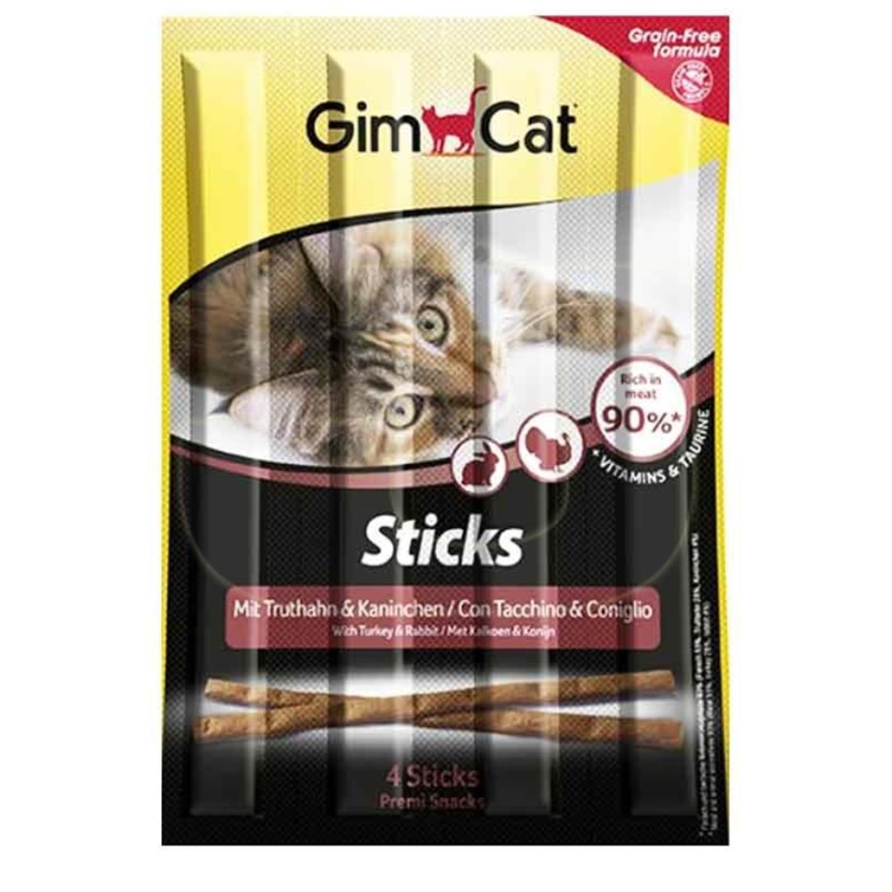 Gim Cat Sticks Tavşan ve Hindili 20 Gr
