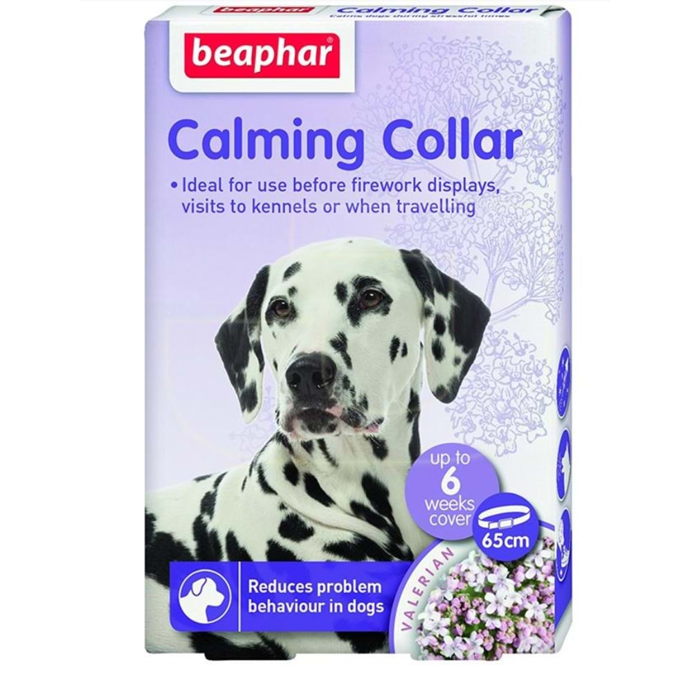 Beaphar Calming Bitkisel Sakinleştirici Köpek Tasması 65 cm