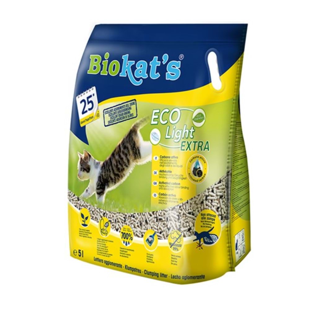 Biokat's Pelet Kedi Kumu Eco Light Extra 5 Litre