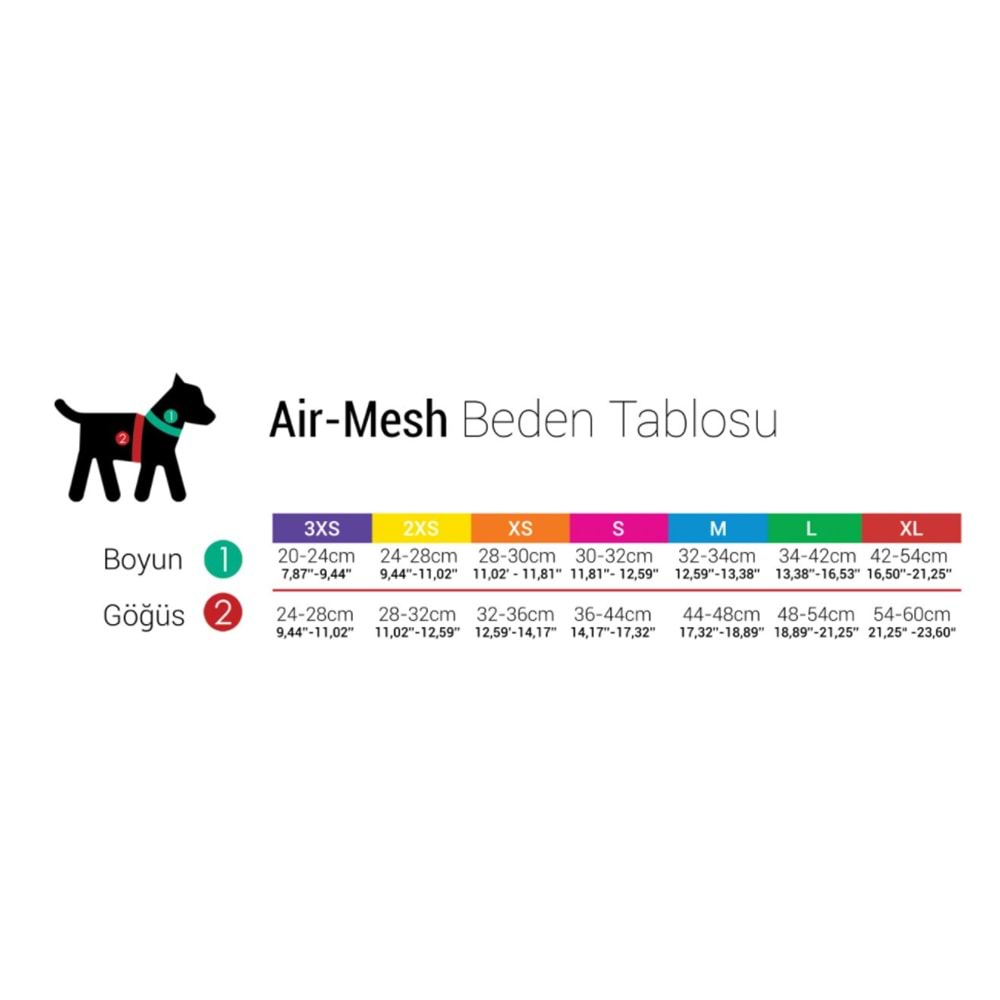 AIR-MESH HARNESS EMERALD M