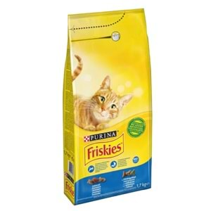 Friskies Somonlu ve Sebzeli Yetişkin Kedi Maması 1,7kg