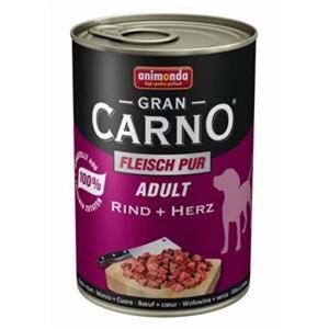 Animonda Gran Carno Sığır+Yürekli Köpek Konservesi 400 Gr