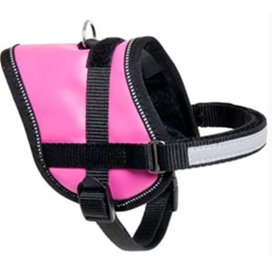 Flamingo Art Sportive Köpek Göğüs Tasması 31-40 Cm Pembe