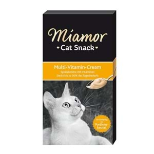 Miamor Cream Multivitamin Kedi Ödülü 6x15gr