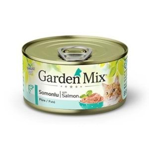 Gardenmix Kıyılmış Somonlu Tahılsız Konserve Kedi Maması 85g