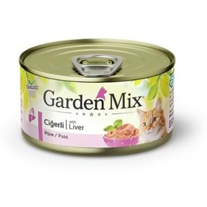 Gardenmix Kıyılmış Ciğerli Tahılsız Konserve Kedi Maması 85g