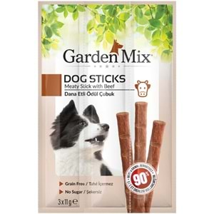 Garden Mix Dana Etli Köpek Ödül Çubuğu 3x11gr