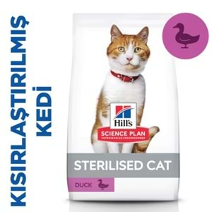 Hill's SCIENCE PLAN Ördekli Kısırlaştırılmış Kedi Maması 1,5kg