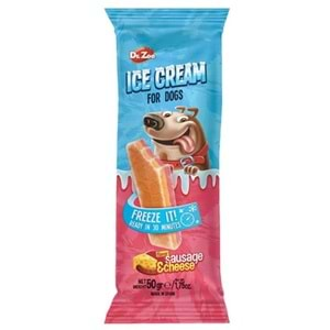 Dr.Zoo Helado Sosis-Peynirli Köpek Dondurma 50Gr