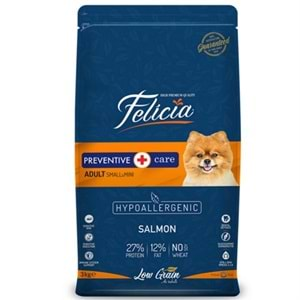 Felicia HypoAllergenic Somonlu Küçük Irk Düşük Tahıllı Yetişkin Köpek Maması 3kg