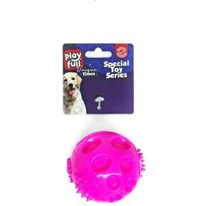 Playfull Plastik Renkli Top Köpek Oyuncağı 6 Cm