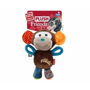 Gigwi Plush Friendz Sesli Maymun Peluş Köpek Oyuncağı