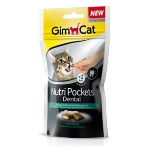 Gimcat Nutripockets Dental Kedi Ödül Tableti 60gr