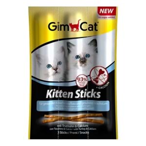 Gim Cat Sticks Kitten Hindili Kalsiyum İlaveli Yavru Kedi Ödül Maması (3 Parça)