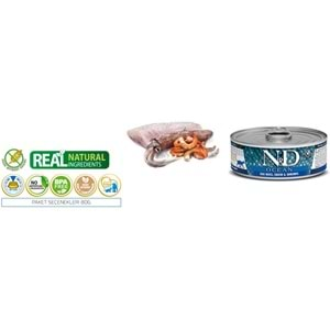 ND Ton Balığı Mürekkep&Karides Yaş Kedi Maması 80 Gr