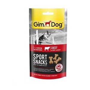 Gimdog Sportsnacks Kuzulu L-Carnitinli Tahılsız Köpek Ödül Tableti 60gr
