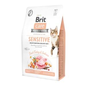 Brit Care Sensitive Hassas Kedi Maması Hindi Ve Somonlu 2 kg
