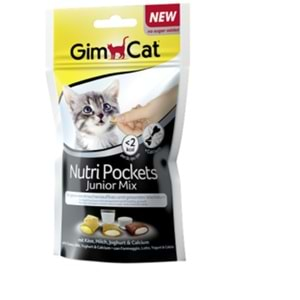 Gimcat Nutripockets Junior Mix Kedi Ödül Tableti 60gr