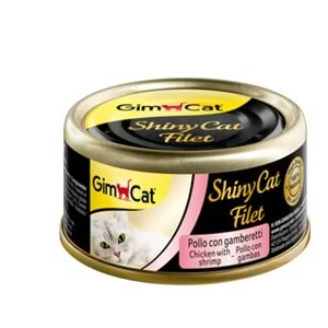 Gimcat Tavuklu ve Karidesli Kedi Konservesi 70gr