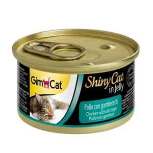 Gimcat Shinycat Tavuklu ve Karidesli Kedi Konservesi 70gr