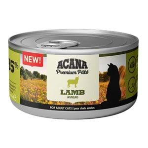 Acana Premium Pate Kuzu Etli Yaş Ezme Yetişkin Kedi Maması 85 Gr