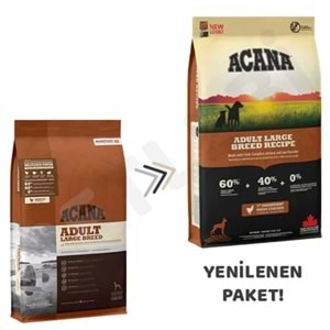 Acana Heritage Large Breed Büyük Irk Tahılsız Yetişkin Köpek Maması 17kg