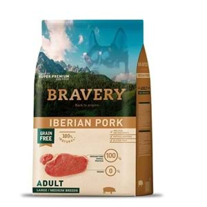 Bravery Adult Medium Large Iberian Tahılsız Köpek Maması 4 Kg