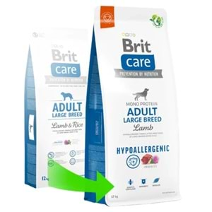 Brit Care Hypo-Allergenic Mono Protein Kuzulu Büyük Irk Yetişkin Köpek Maması 12kg