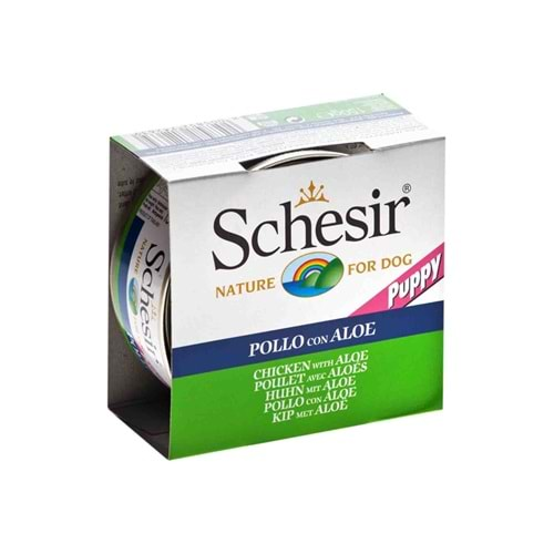 Schesir Jelly Tavuk Fileto ve Aloe Vera Jöle İçinde Yavru Köpek Konservesi 150g