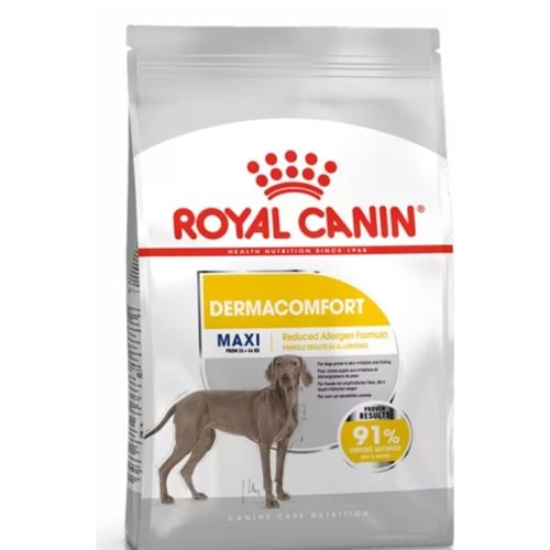 Royal Canin Dermacomfort Hassas Derili Büyük Irk Köpekler için Yaş Köpek Maması 12 Kg