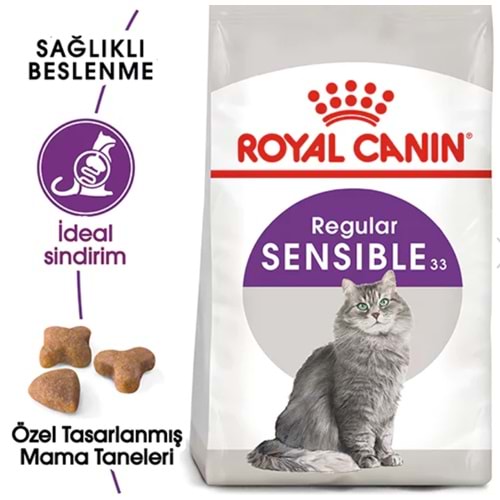 Royal Canin Sensible33 Hassas Kediler için Yetişkin Kedi Maması 2 Kg