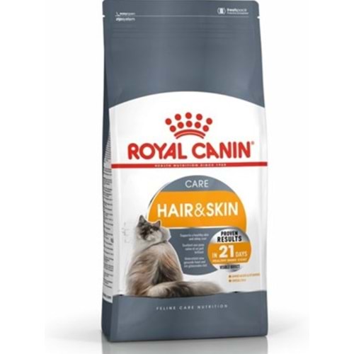 Royal Canin Hair Skin Tüy ve Deri Destekleyici Yetişkin Kedi Maması 4 Kg