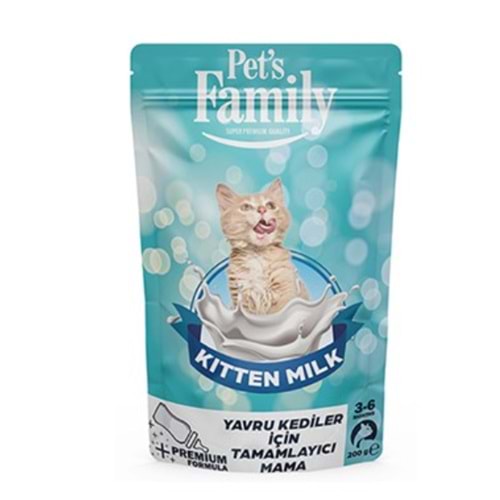 Pets Family Kedi Süt Tozu 200 Gr