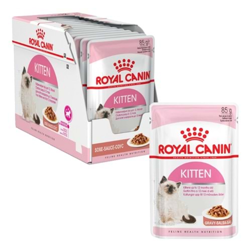 Royal Canin Gravy Kitten Yaş Yavru Kedi Maması 85 grx12 Adet