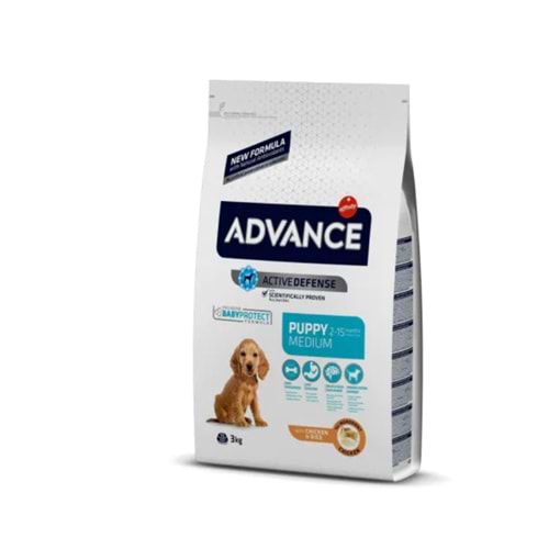 Advance Light Tavuklu ve Pirinçli Orta Irk Yetişkin Köpek Maması 3kg