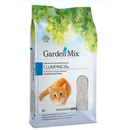 Garden Mix Bentonit Marsilya Sabunu Kalın Kedi Kumu 10 Lt