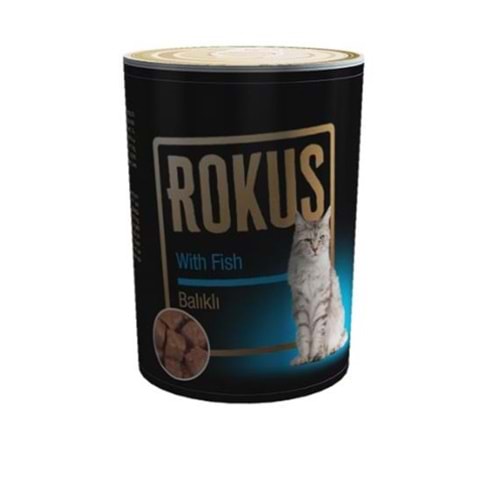 Rokus Adult Cat Balıklı Kedi Konservesi 410 Gr