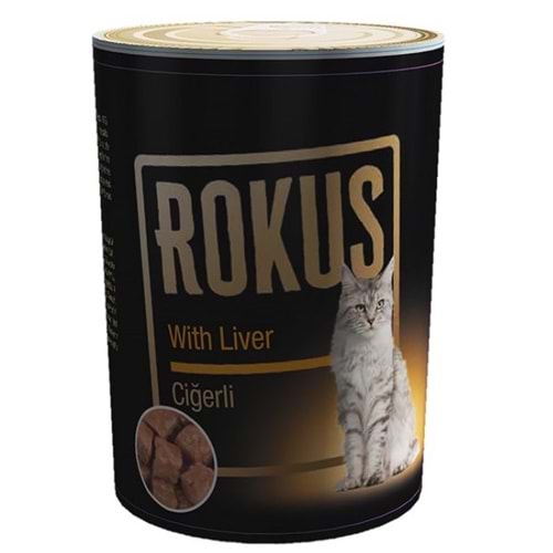 Rokus Adult Cat Ciğerli Kedi Konservesi 410 Gr