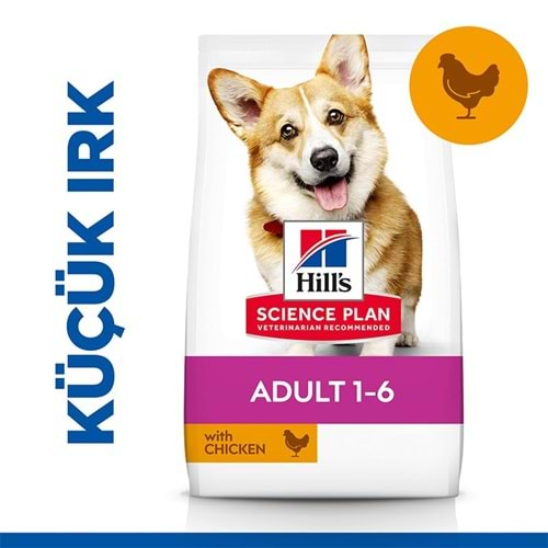 Hill's SCIENCE PLAN Tavuklu Küçük ve Mini Irk Yetişkin Köpek Maması 1.5kg